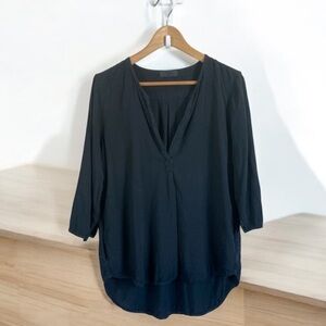CP Shades -Black Rayon Tunic Top
